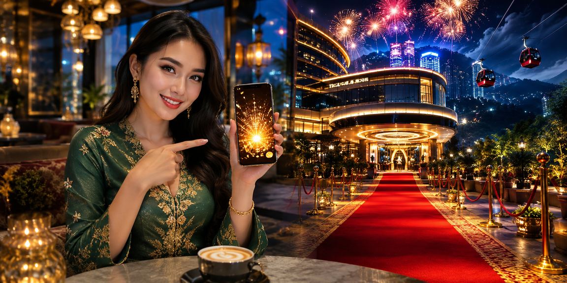 Pengguna Malaysia mengakses platform kasino mudah alih boleh88 semasa Hari Raya di Genting Highlands